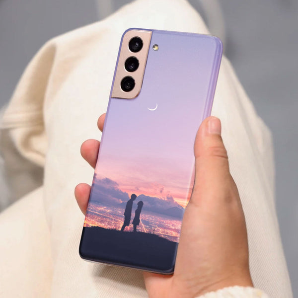 Husa compatibila cu Samsung Galaxy S21 FE model Till death do us apart, Silicon, TPU, Viceversa