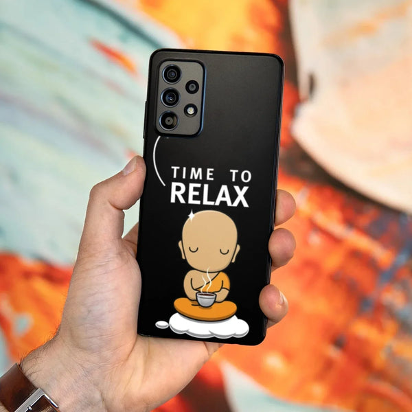Husa compatibila cu Samsung Galaxy A22 5G model Time to relax, Silicon, TPU, Viceversa - Viceversa