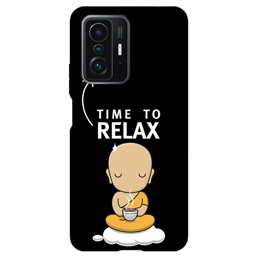 Husa compatibila cu Xiaomi Mi 11T Pro model Time to relax, Silicon, TPU, Viceversa