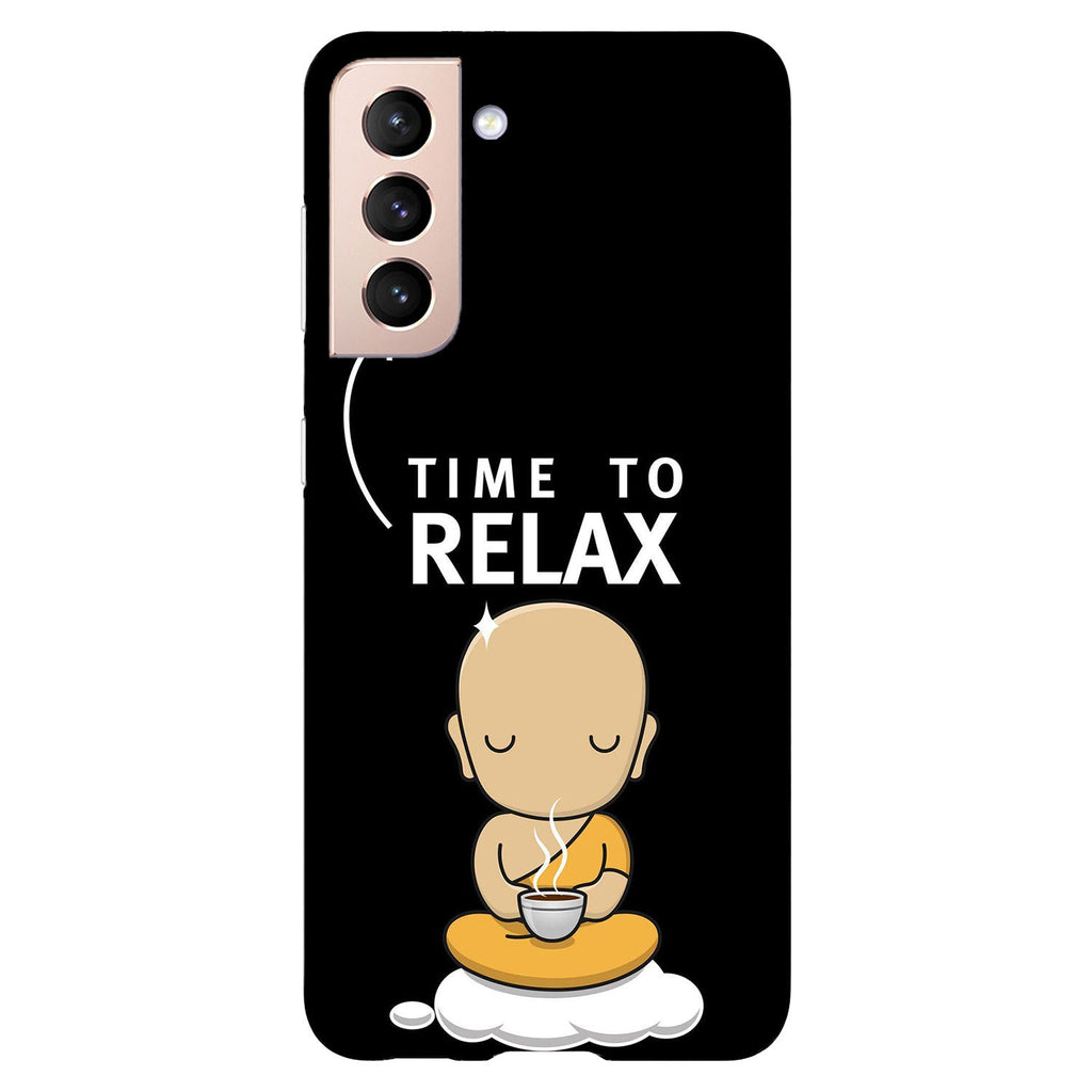 Husa Samsung Galaxy S21 FE model Time to relax, Silicon, TPU, Viceversa