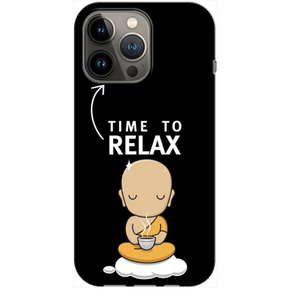 Husa Apple iPhone 12 Mini model Time to relax, Silicon, TPU, Viceversa - Viceversa