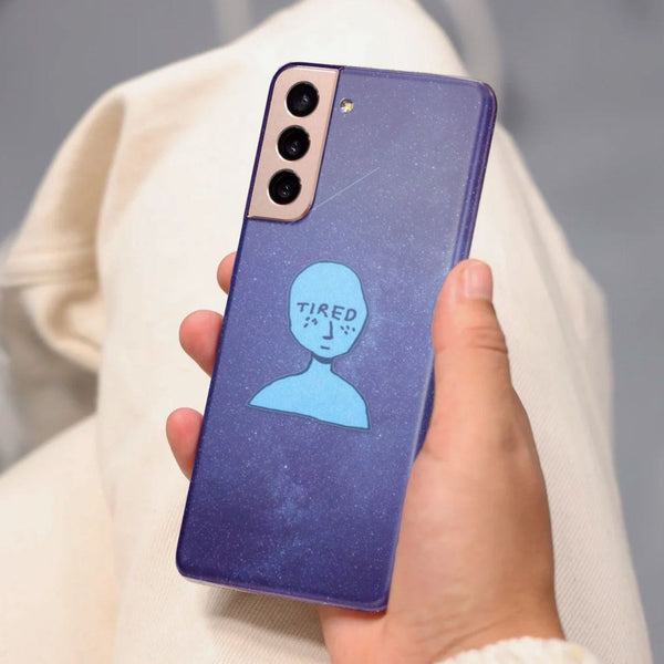 Husa Samsung Galaxy S21 FE model Tired, Silicon, TPU, Viceversa