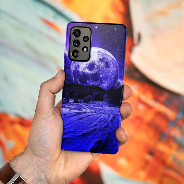 Husa Samsung Galaxy Galaxy A72 model To the moon, Silicon, TPU, Viceversa