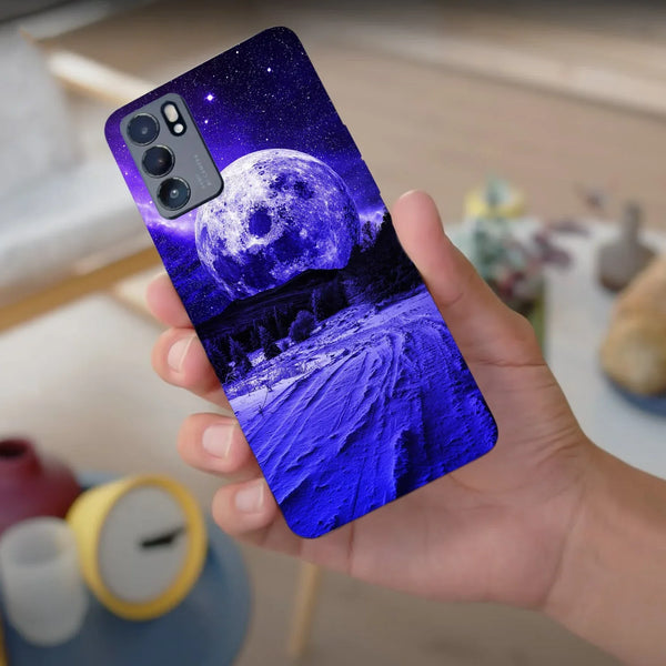 Husa compatibila cu Oppo A16 model To the moon, Silicon, TPU, Viceversa - Viceversa