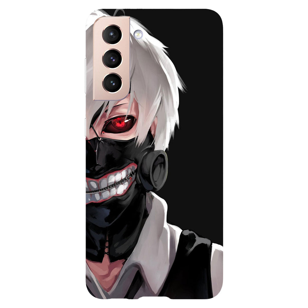 Husa Samsung Galaxy S21 FE model Tokyo Ghoul Ken Kaneki, Silicon, TPU, Viceversa