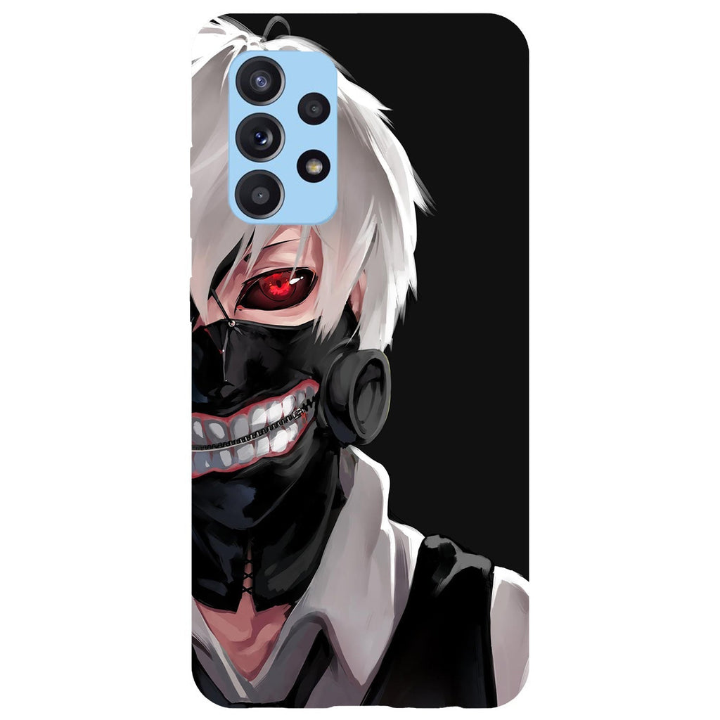 Husa compatibila cu Samsung Galaxy A73 5G model Tokyo Ghoul Ken Kaneki, Silicon, TPU, Viceversa