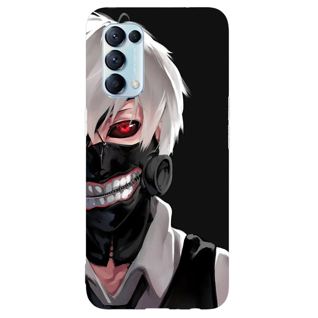 Husa compatibila cu Oppo A74 4G model Tokyo Ghoul Ken Kaneki, Silicon, TPU, Viceversa - Viceversa