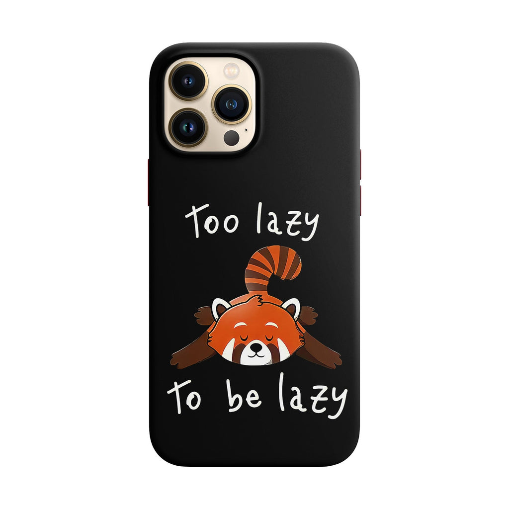 Husa compatibila cu Apple iPhone 11 Pro model Too lazy to be lazy, Silicon, TPU, Viceversa