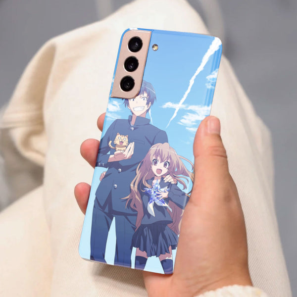 Husa compatibila cu Samsung Galaxy S21 FE model Toradora, Silicon, TPU, Viceversa
