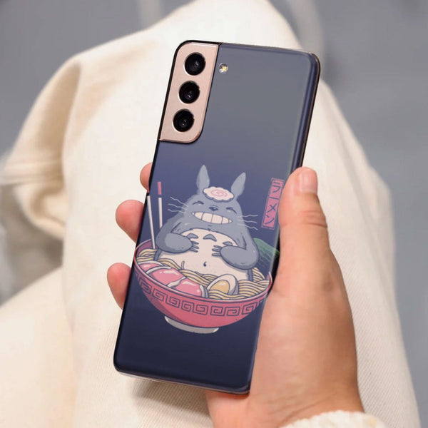 Husa compatibila cu Samsung Galaxy S21 FE model Totoro Meal, Silicon, TPU, Viceversa