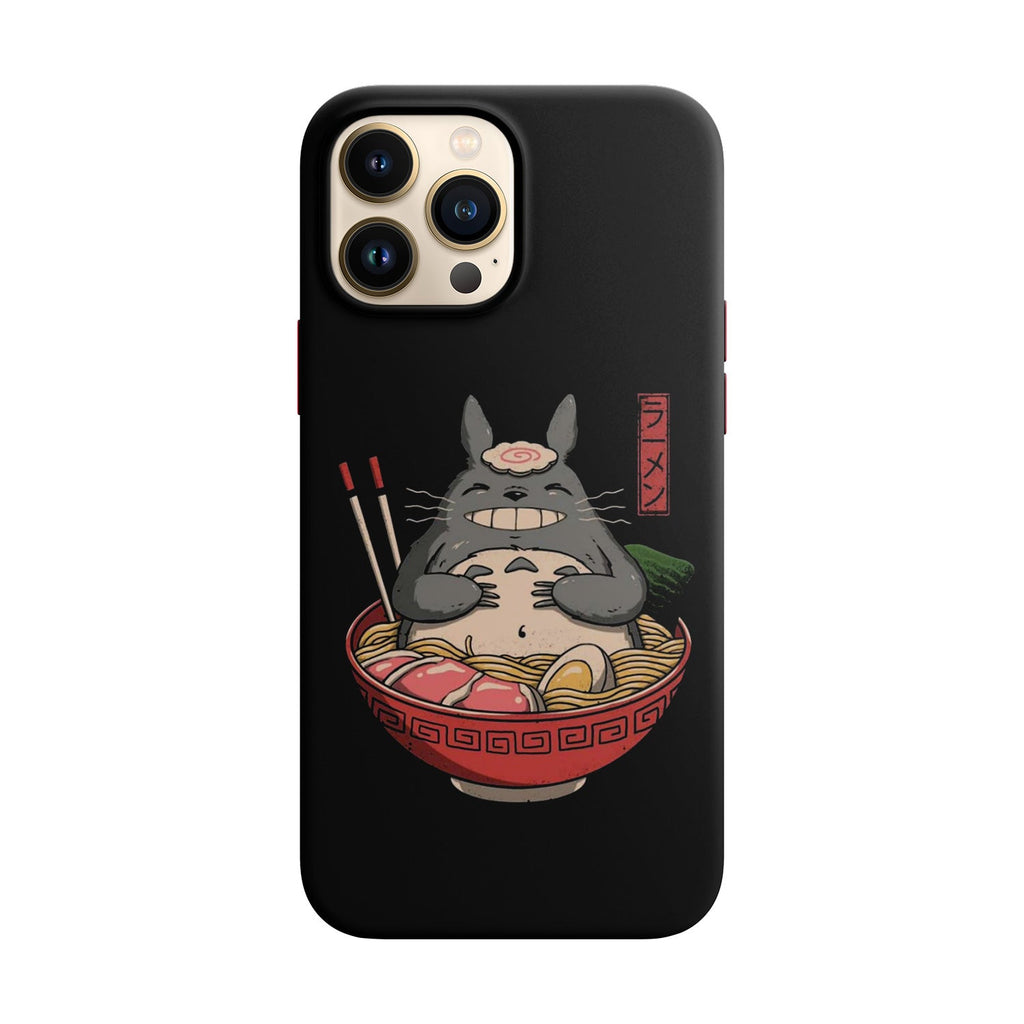 Husa compatibila cu Apple iPhone 12 Mini model Totoro Meal, Silicon, TPU, Viceversa