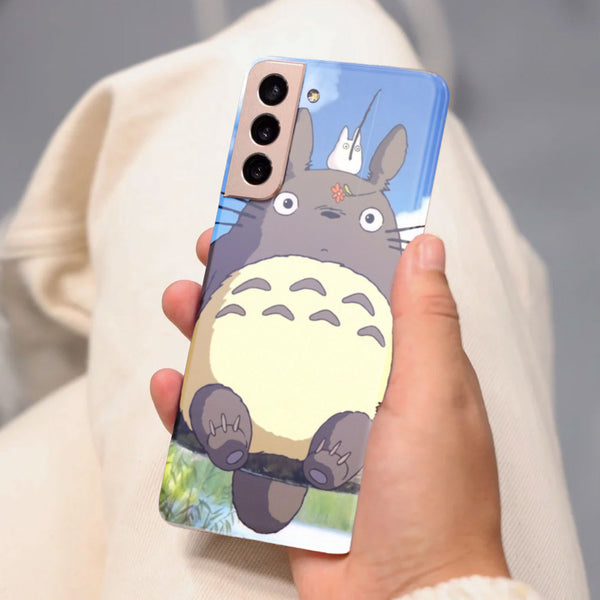 Husa compatibila cu Samsung Galaxy S22 model Totoro fishing, Silicon, TPU, Viceversa