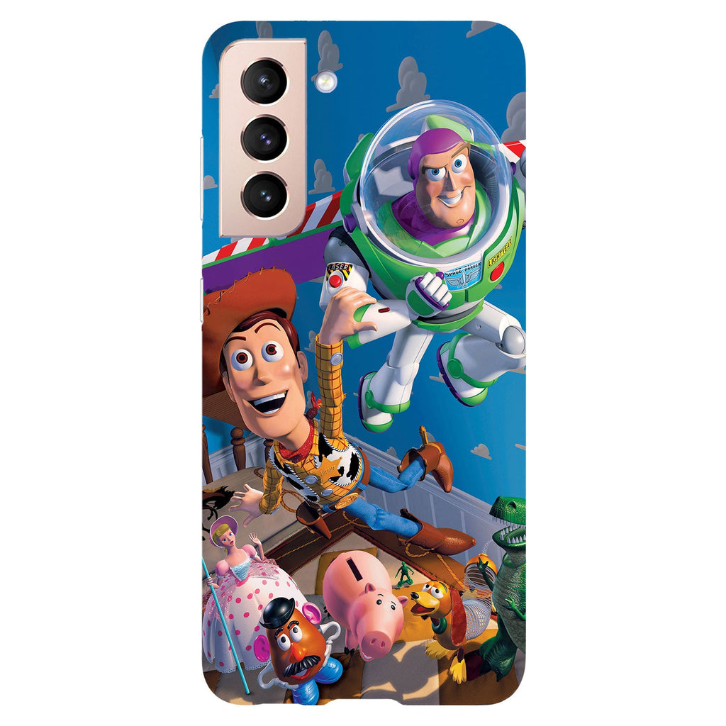 Husa compatibila cu Samsung Galaxy S21 FE model Toy Story, Silicon, TPU, Viceversa