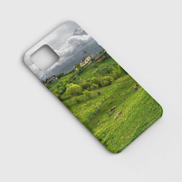 Husa compatibila cu Apple iPhone 12 model Transylvania village,Silicon, Tpu, Viceversa - Viceversa