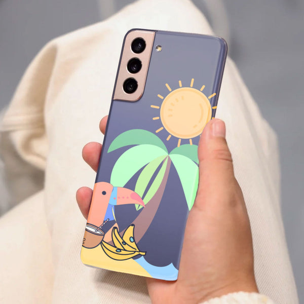 Husa compatibila cu Samsung Galaxy S21 FE model Tropical Life, Silicon, TPU, Viceversa