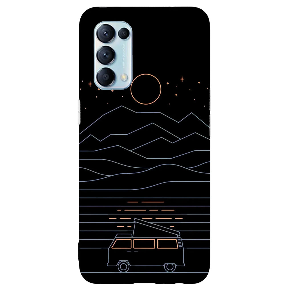 Husa compatibila cu Oppo Reno 4 4G model Van Life, Silicon, TPU, Viceversa - Viceversa