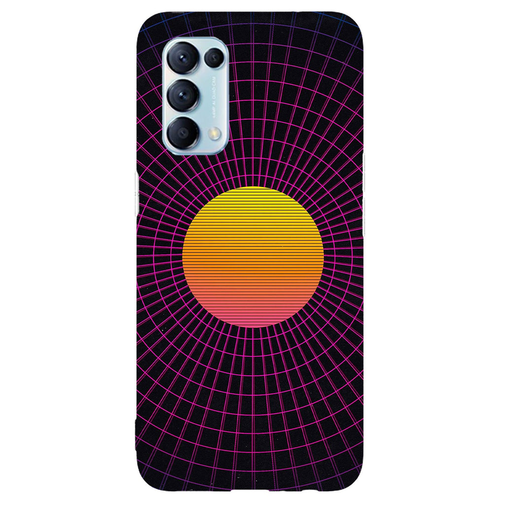 Husa compatibila cu Oppo Reno 5 4G model Vaporwave, Silicon, TPU, Viceversa
