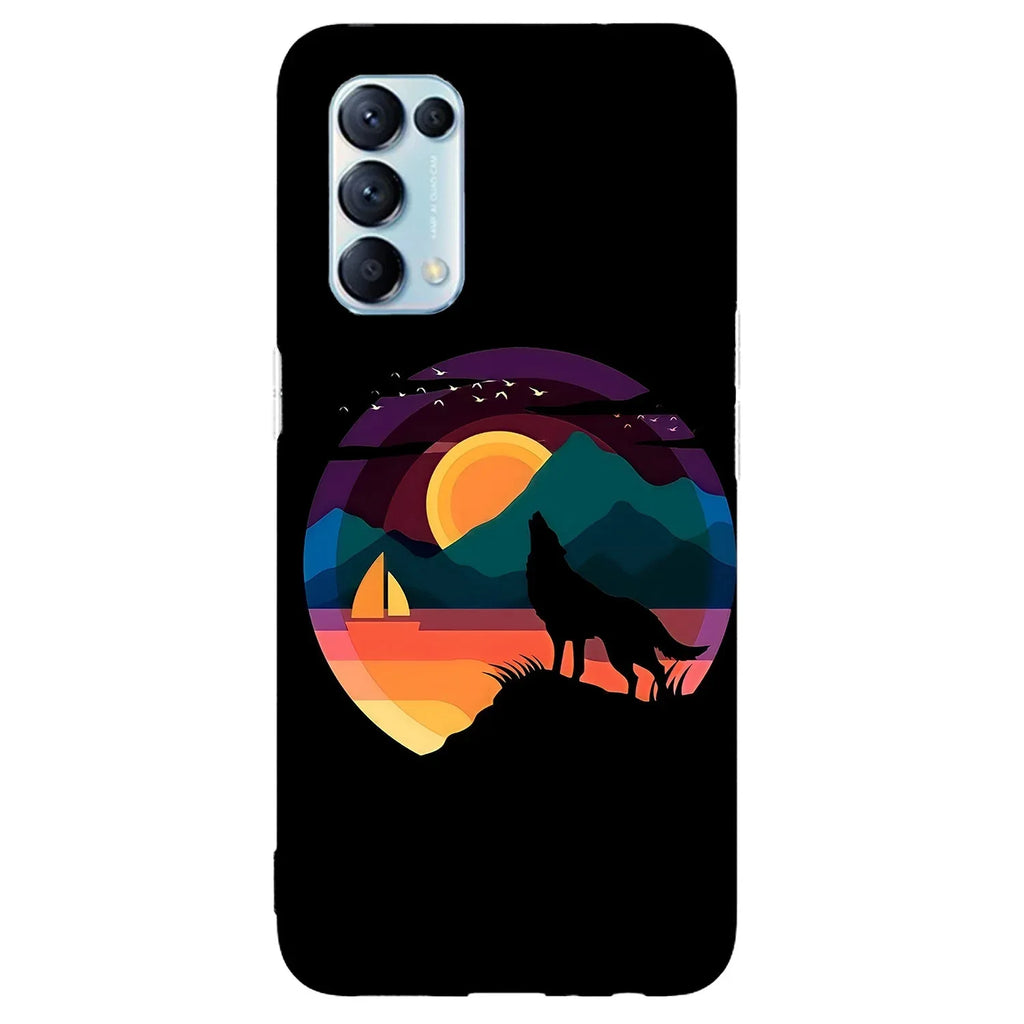 Husa compatibila cu Oppo A53 model Vivid Nature, Silicon, TPU, Viceversa - Viceversa