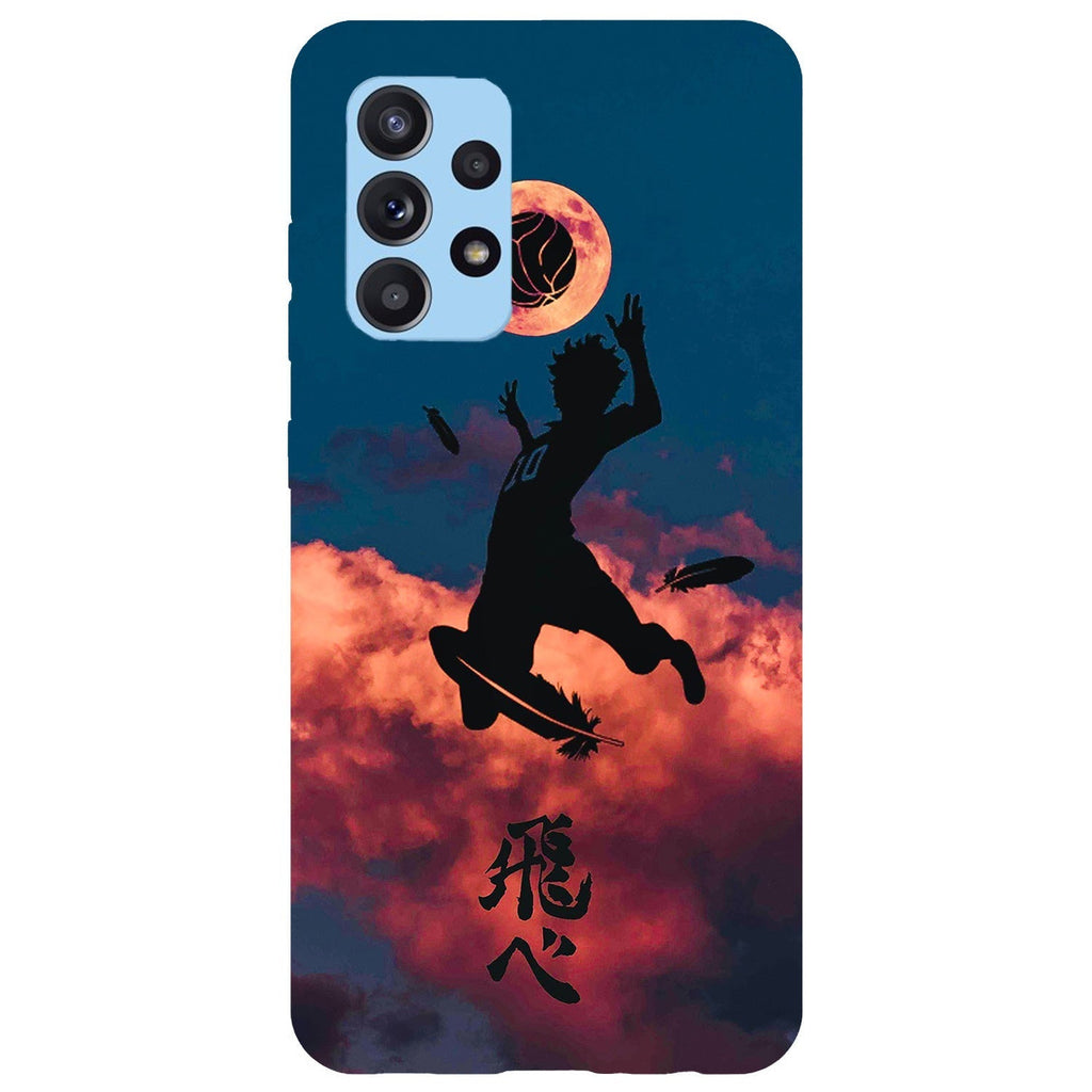 Husa compatibila cu Samsung Galaxy A73 5G model Volley Ball, Silicon, TPU, Viceversa