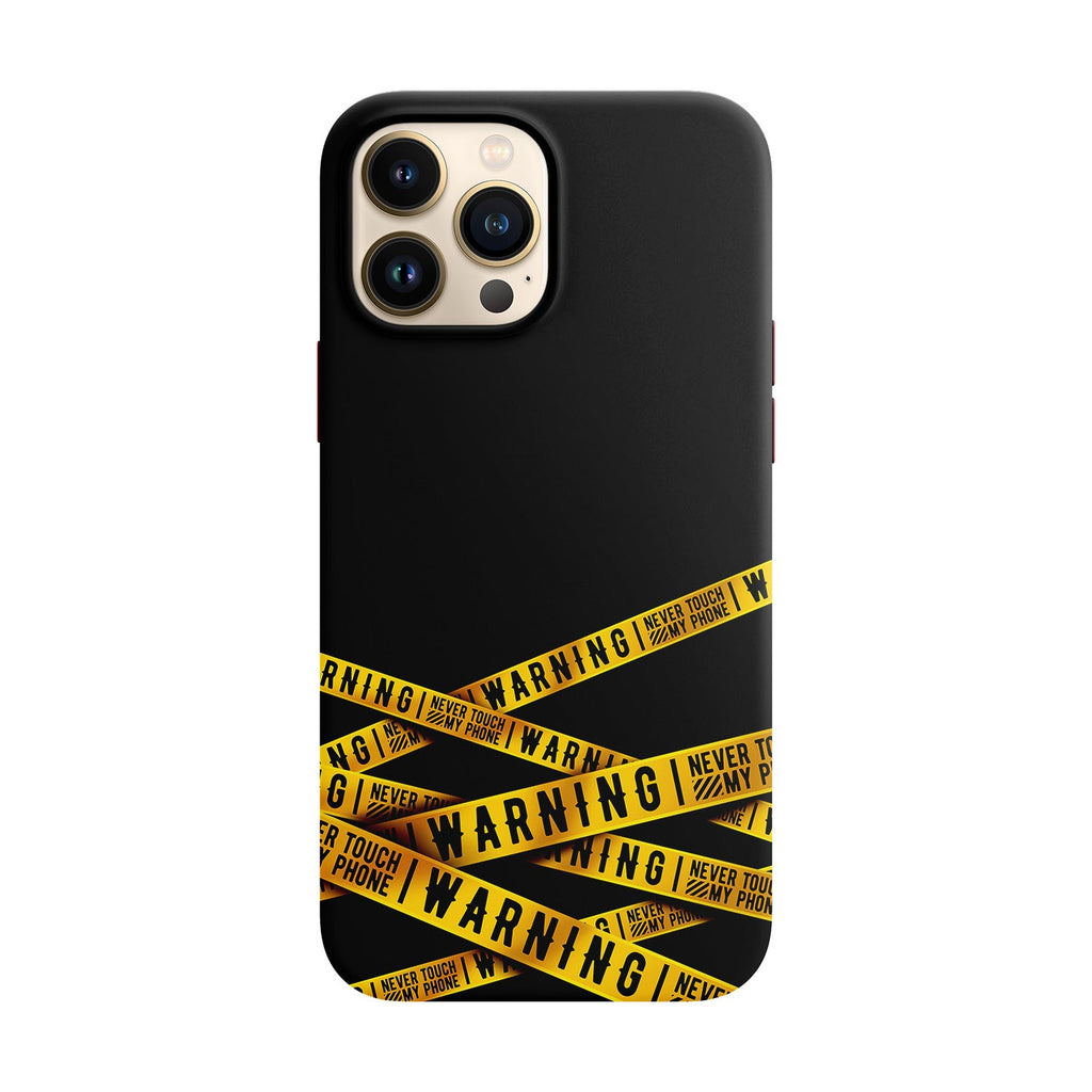 Husa compatibila cu Apple iPhone 12 Mini model Warning, Silicon, TPU, Viceversa