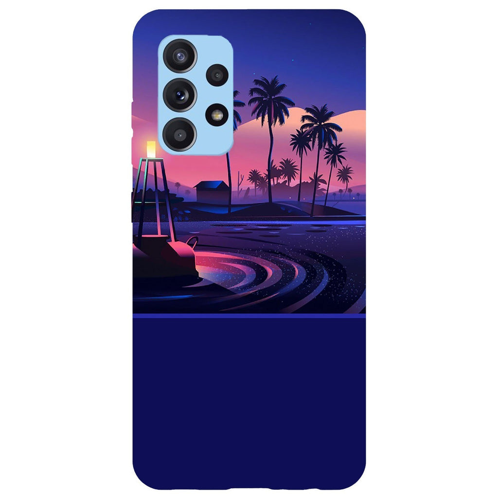 Husa compatibila cu Samsung Galaxy A73 5G model Water lights, Silicon, TPU, Viceversa