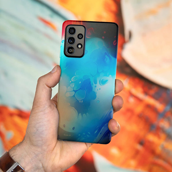 Husa Samsung Galaxy Galaxy A72 model Watercolor, Silicon, TPU, Viceversa