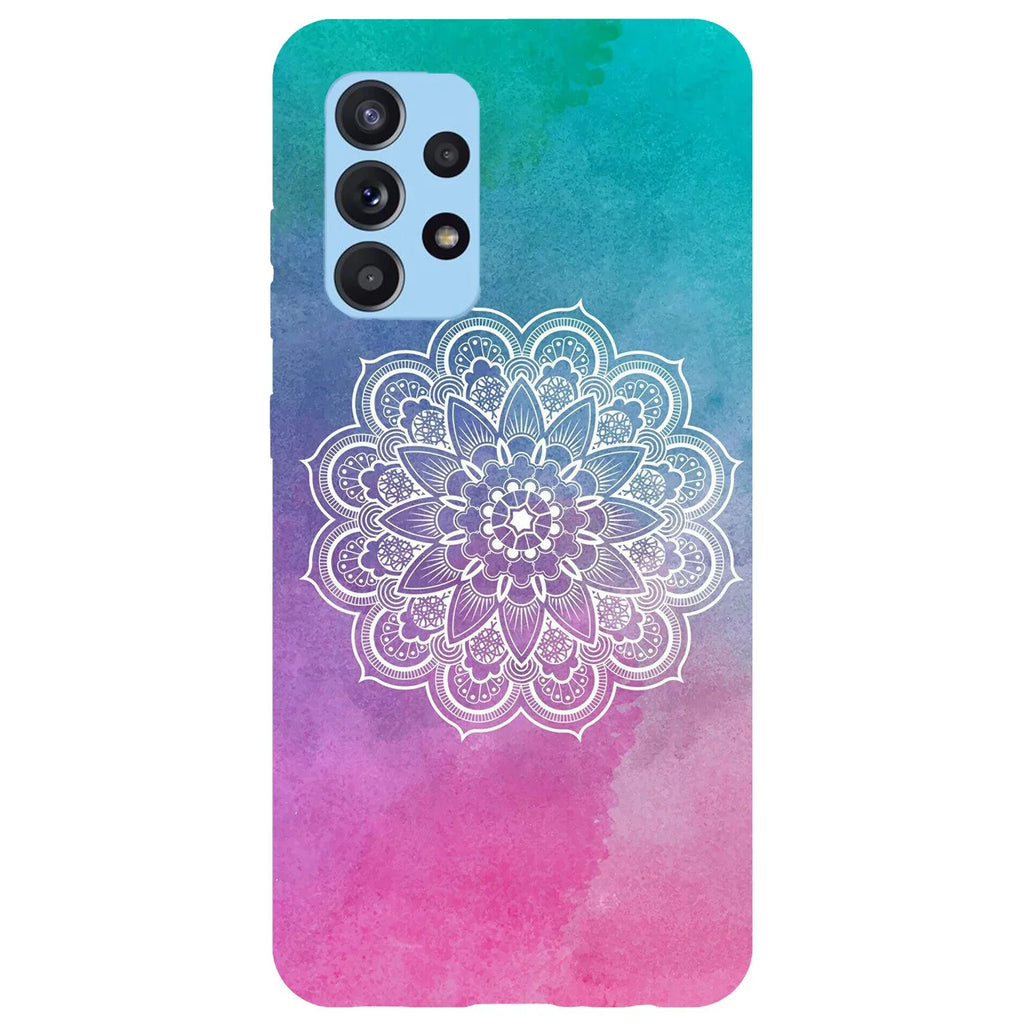 Husa compatibila cu Samsung Galaxy A53 5G model Watercolor Mandala, Silicon, TPU, Viceversa - Viceversa