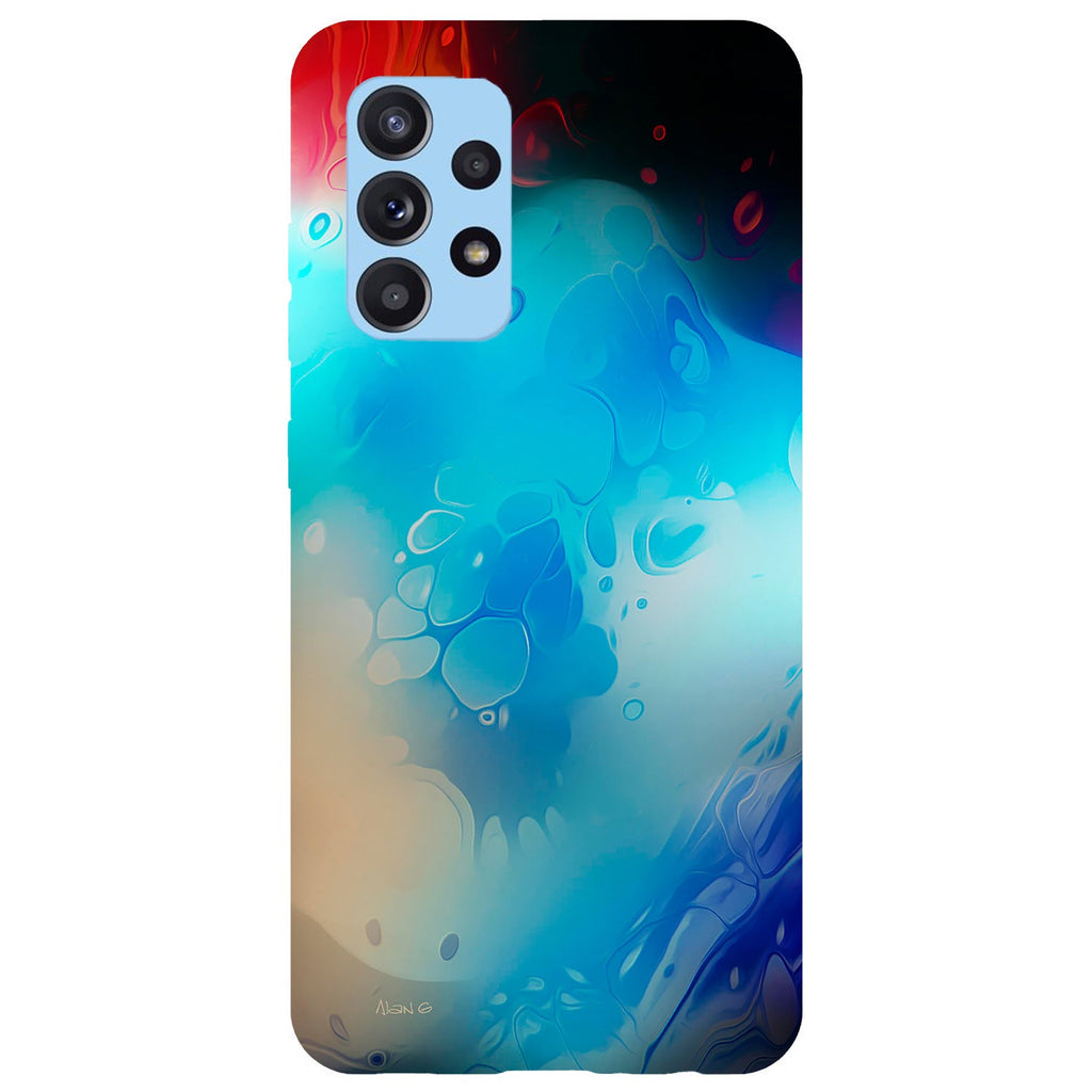 Husa Samsung Galaxy A52 model Watercolor, Silicon, TPU, Viceversa