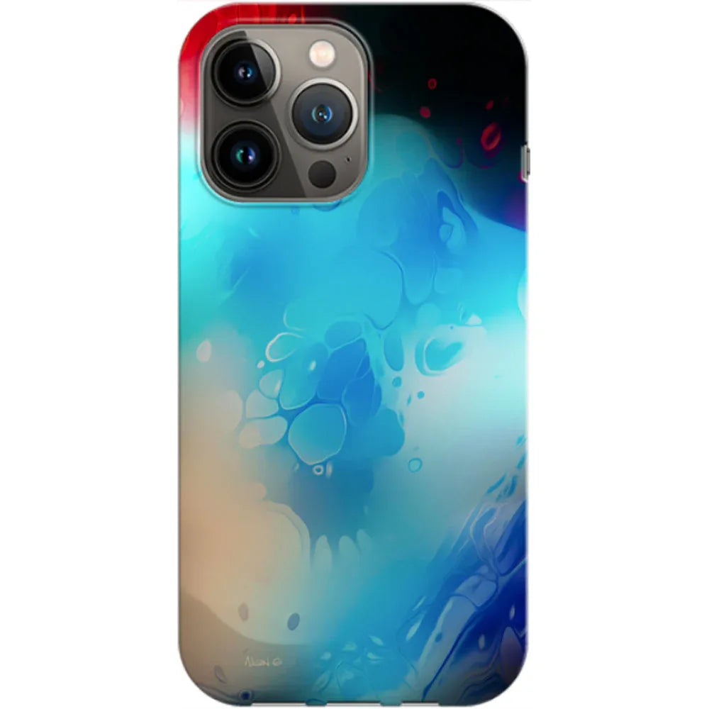 Husa compatibila cu Apple iPhone 14 model Watercolor, Silicon, TPU, Viceversa - Viceversa