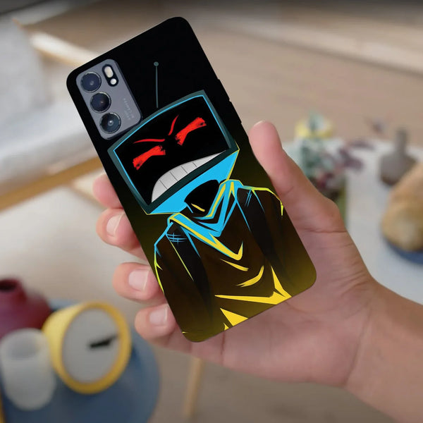 Husa compatibila cu Oppo A16 model We are all mad, Silicon, TPU, Viceversa - Viceversa