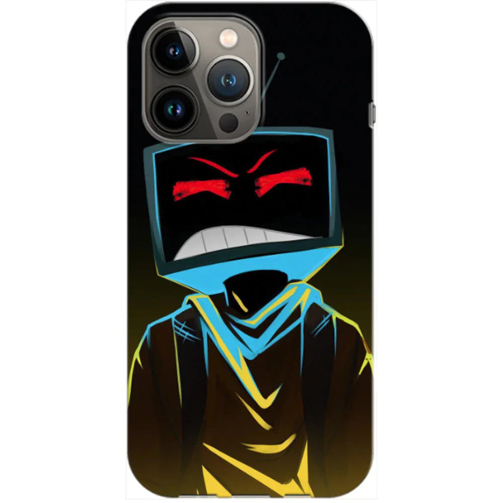 Husa compatibila cu Apple iPhone 14 Pro model We are all mad, Silicon, TPU, Viceversa - Viceversa