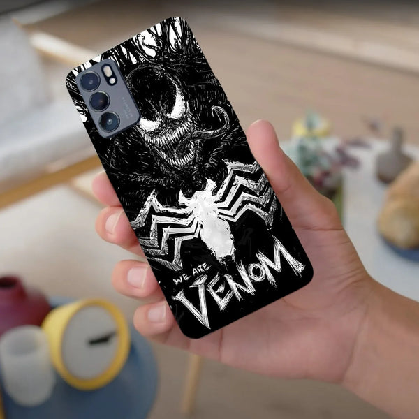 Husa compatibila cu Oppo A16 model We are venom, Silicon, TPU, Viceversa - Viceversa