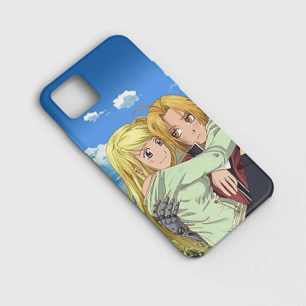 Husa compatibila cu Apple iPhone 12 model Winry and Edward Full Metal Achemist, Silicon, TPU, Viceversa - Viceversa