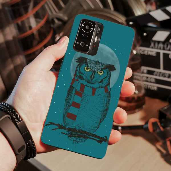 Husa compatibila cu Xiaomi Mi 9T model Winter Owl, Silicon, TPU, Viceversa