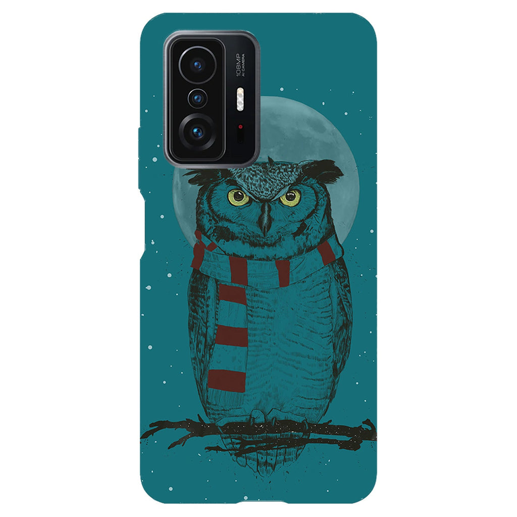 Husa compatibila cu Poco F3 Pro model Winter Owl, Silicon, TPU, Viceversa