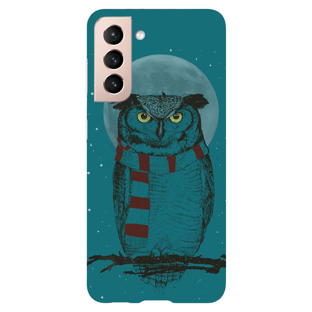 Husa Samsung Galaxy S21 FE model Winter Owl, Silicon, TPU, Viceversa