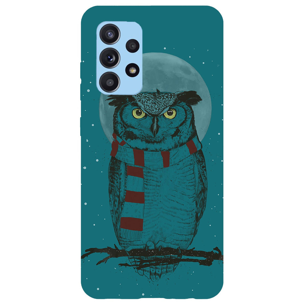 Husa Samsung Galaxy A52 model Winter Owl, Silicon, TPU, Viceversa
