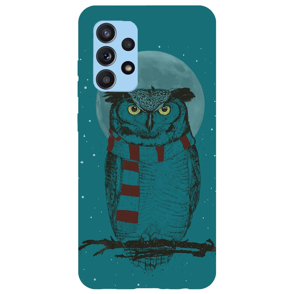Husa Samsung Galaxy Galaxy A72 5G model Winter Owl, Silicon, TPU, Viceversa - Viceversa