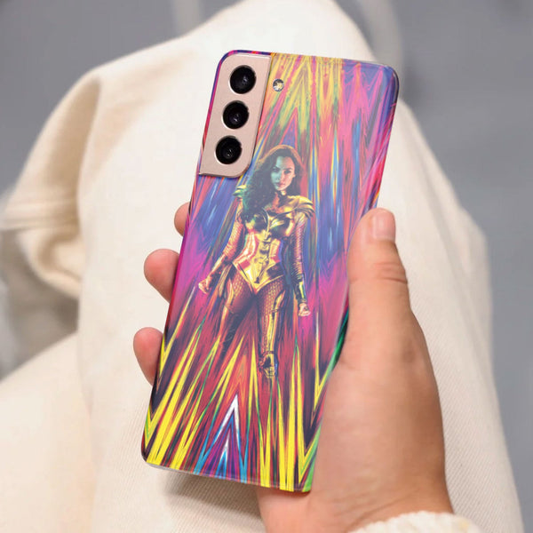 Husa compatibila cu Samsung Galaxy S21 FE model Wonder Woman 1984, Silicon, TPU, Viceversa