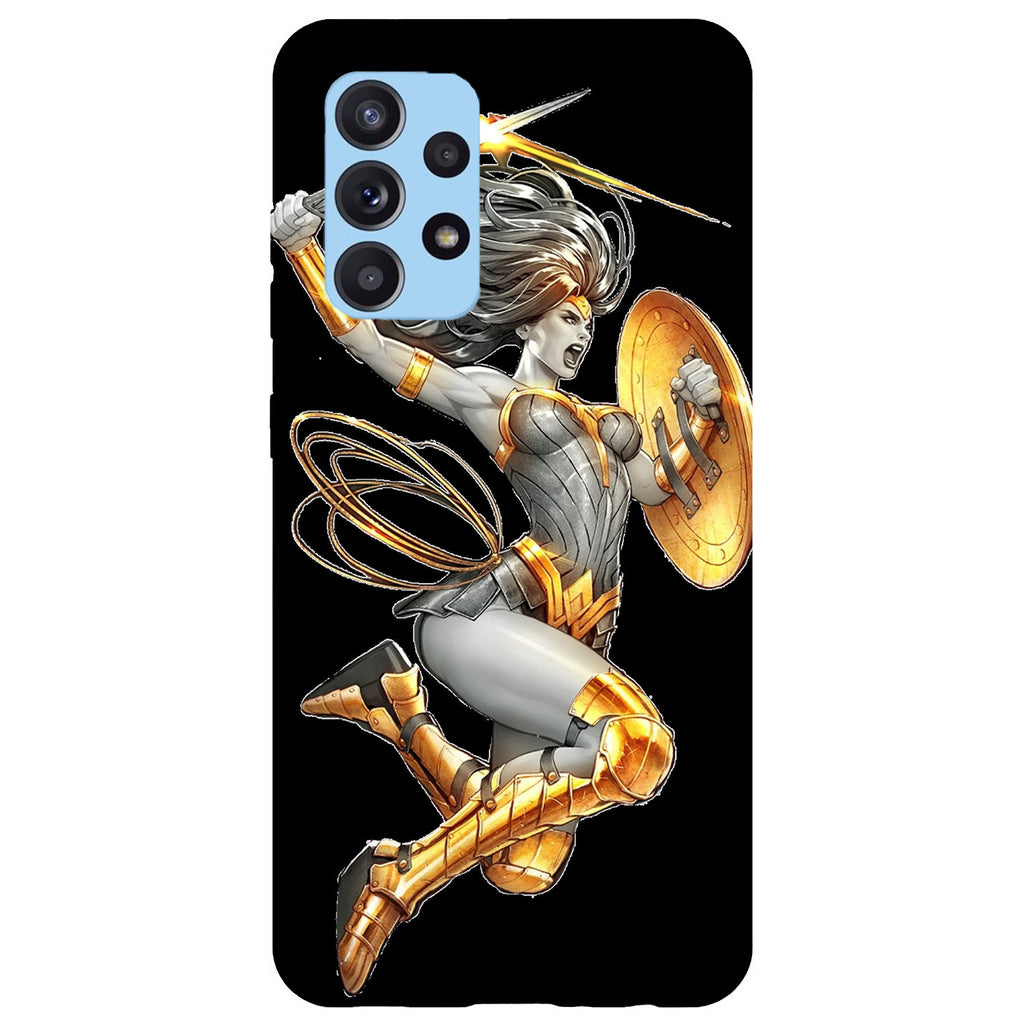 Husa compatibila cu Samsung Galaxy A53 5G model Wonder woman, Silicon, TPU, Viceversa