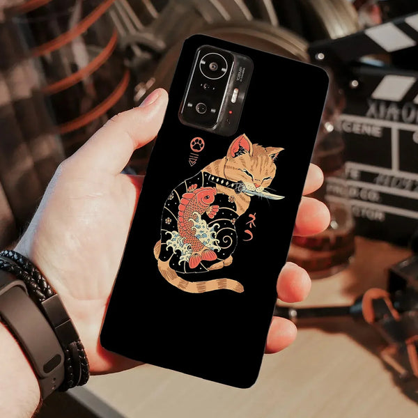 Husa compatibila cu Xiaomi Redmi 9A model Yakuza cat, Silicon, TPU, Viceversa - Viceversa