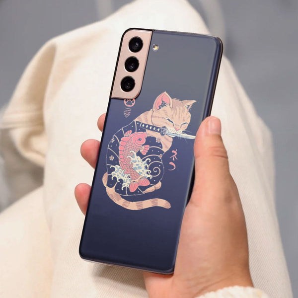 Husa Samsung Galaxy S21 FE model Yakuza cat, Silicon, TPU, Viceversa