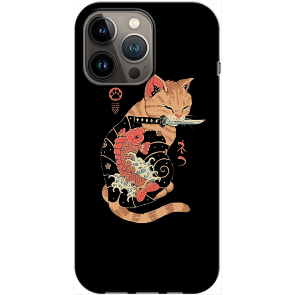 Husa Apple iPhone 13 Pro model Yakuza cat, Silicon, TPU, Viceversa