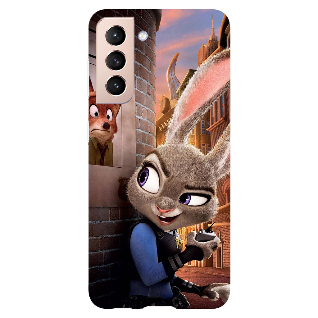 Husa compatibila cu Samsung Galaxy S21 FE model Zootopia, Silicon, TPU, Viceversa