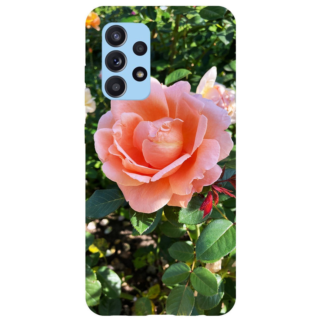 Husa compatibila cu Samsung Galaxy A73 5G model Blooming Rose, Silicon, TPU, Viceversa
