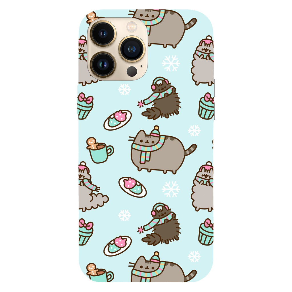 Husa model Winter Pusheen Pattern