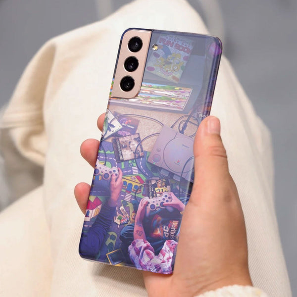 Husa compatibila cu Samsung Galaxy S21 FE model Classic game, Silicon, TPU, Viceversa