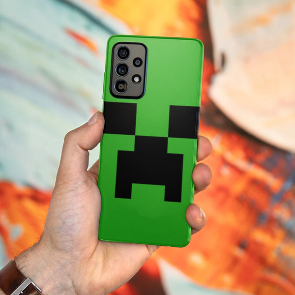 Husa compatibila cu Samsung Galaxy A73 5G model Creeper, Silicon, TPU, Viceversa