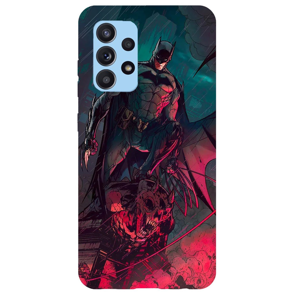 Husa compatibila cu Samsung Galaxy A73 5G model Dark Night Rising, Silicon, TPU, Viceversa