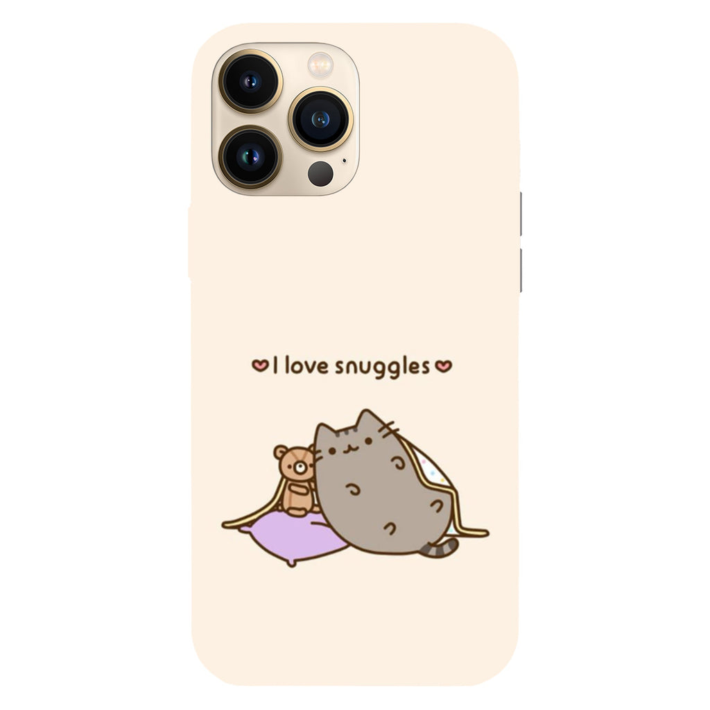 Husa model I love snuggles Pusheen
